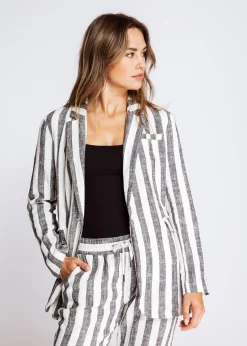 Zhrill Blazer*ELLIE BLACK WHITE