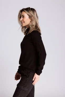 Zhrill Tops & Shirts*ZHABIGAIL KNIT BLACK