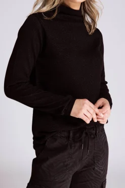 Zhrill Tops & Shirts*ZHABIGAIL KNIT BLACK