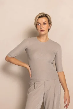 Zhrill Tops & Shirts*ZHANYON TAUPE
