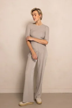 Zhrill Tops & Shirts*ZHANYON TAUPE