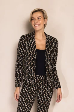 Zhrill Blazer*ZHBETSY BLACK MELAGE