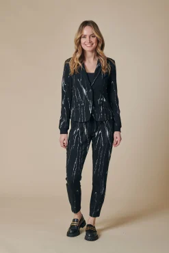 Zhrill Blazer*ZHBETSY ABSTRACT BLACK