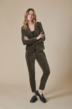 Zhrill Blazer*ZHBETSY CORD LUREX OLIVE