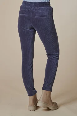 Zhrill Hosen*ZHCHIARA CASUAL CORD LUREX NIGHT BLUE