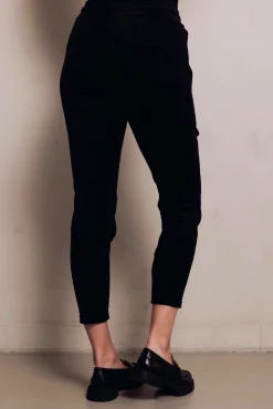 Zhrill Hosen*ZHCHIARA CASUAL SOFT CORD BLACK
