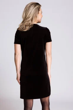 Zhrill Kleider*ZHCITRA VELVET BLACK