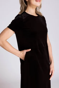 Zhrill Kleider*ZHCITRA VELVET BLACK