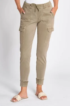 Zhrill Hosen*ZHDAISEY STRIPED OLIVE