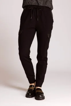 Zhrill Hosen*ZHDAISEY V LEATHER BLACK