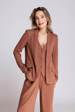 Zhrill Blazer*ZHHELEN HERRING BRICK
