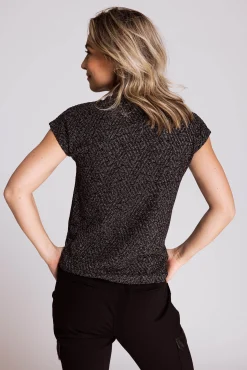 Zhrill Tops & Shirts*ZHHOLLIE LUREX BLACK