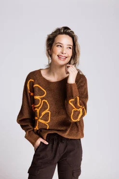 Zhrill Pullover & Strick*ZHLUANA FLOWER CAMEL