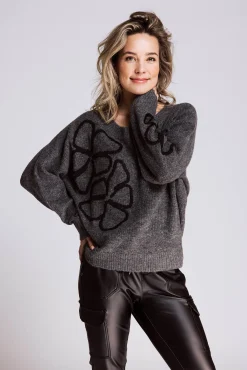 Zhrill Pullover & Strick*ZHLUANA FLOWER BLACK