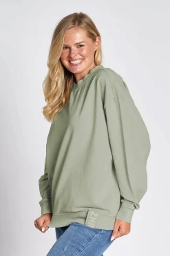 Zhrill Hoodies & Sweatshirts*ZHMINSA OLIVE
