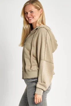 Zhrill Hoodies & Sweatshirts*ZHODA ZIP OLIVE
