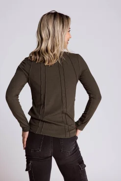 Zhrill Tops & Shirts*ZHPETRA OLIVE