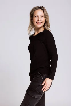 Zhrill Tops & Shirts*ZHPETRA BLACK