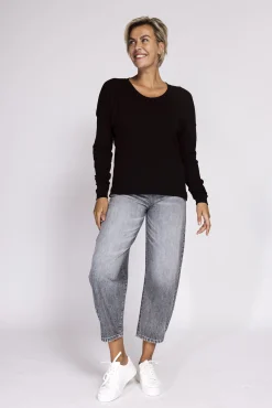 Zhrill Tops & Shirts*ZHRAHEL LS BLACK