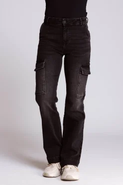 Zhrill Jeans*ZHROA CARGO BLACK