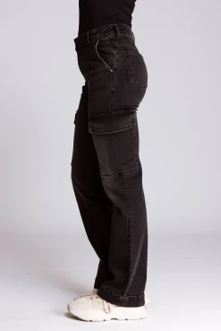 Zhrill Jeans*ZHROA CARGO BLACK
