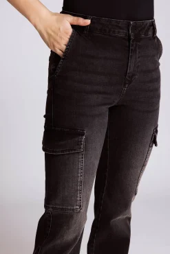 Zhrill Jeans*ZHROA CARGO BLACK