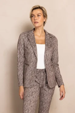 Zhrill Blazer*ZHSALMA LONG TAUPE