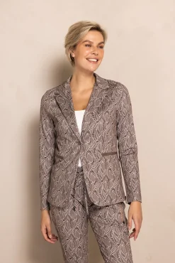 Zhrill Blazer*ZHSALMA LONG TAUPE