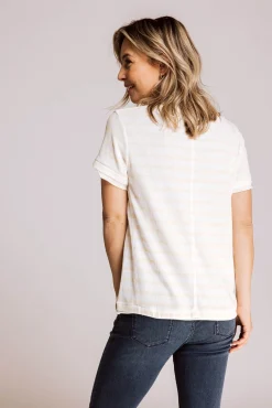 Zhrill Tops & Shirts*ZHSVANA STRIPES WHITE STRIPED